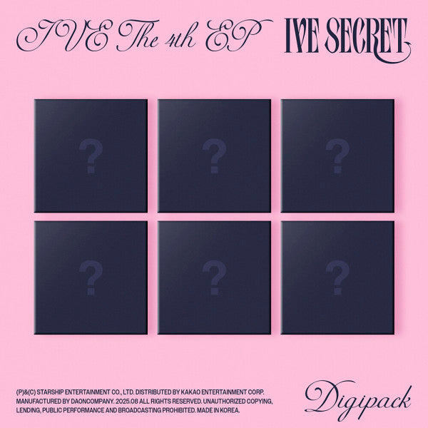 [PREORDER] IVE - IVE Secret [DIGIPACK] - 4th EP album