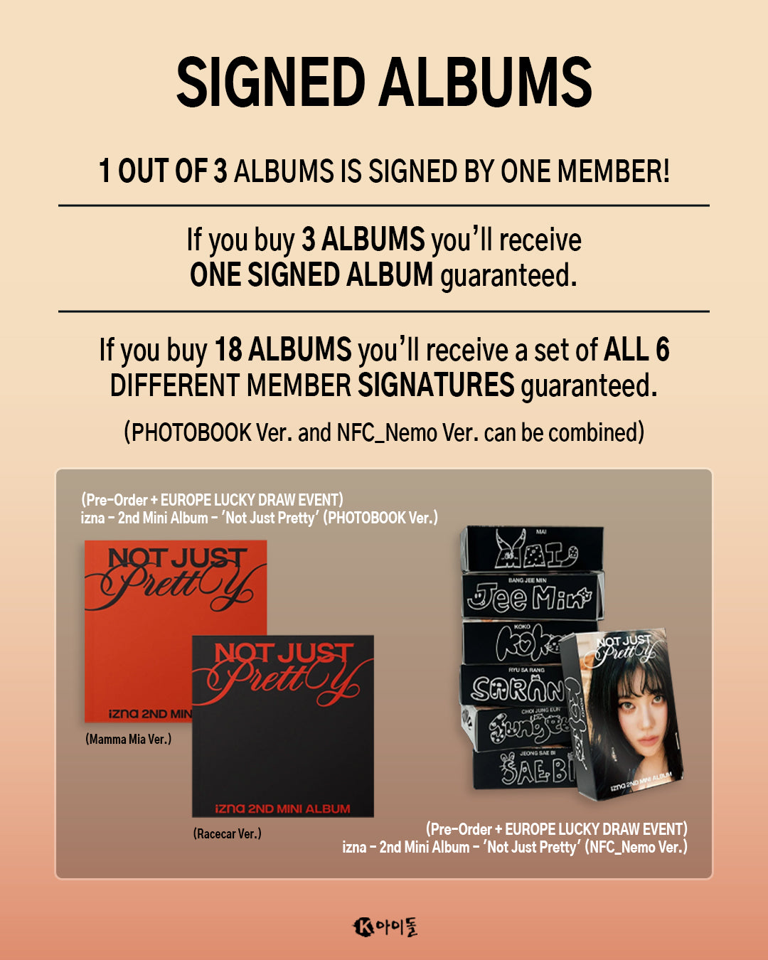 [K IDOL PREORDER EVENT] IZNA - Not Just Pretty - 2nd mini album
