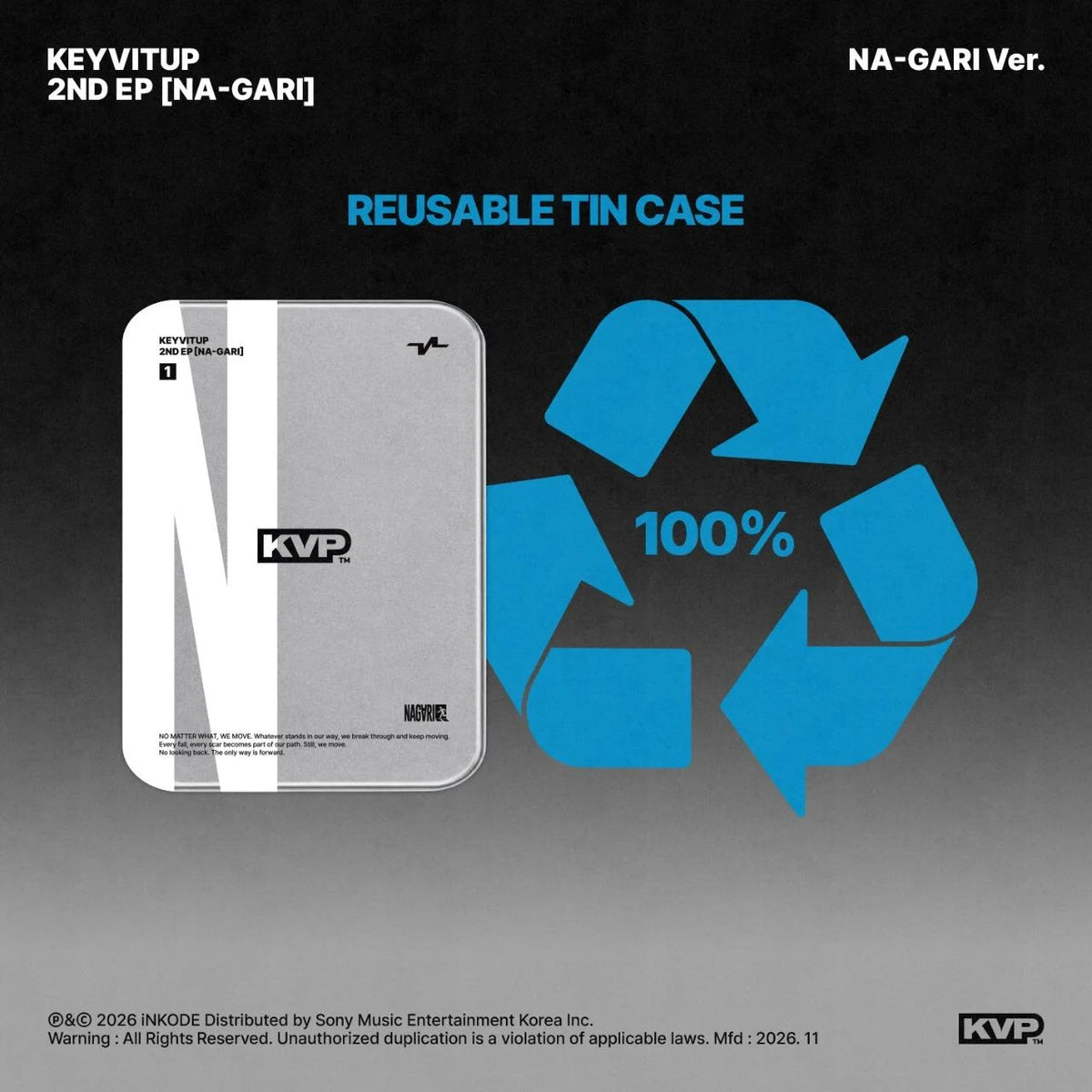 [PREORDER] KEYVITUP - NA-GARI [NA-GARI] - 2nd EP album