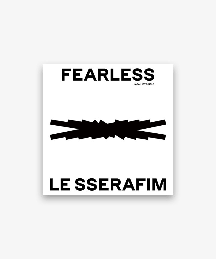 LE SSERAFIM - Fearless - 1st Japan single album