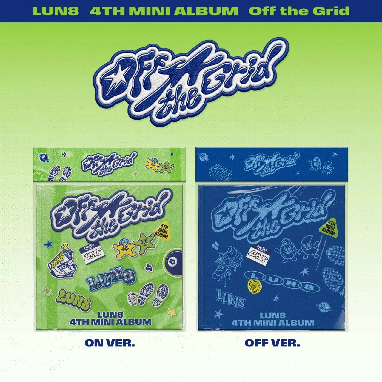 [PREORDER] LUN8 - Off The Grid - 8th mini album