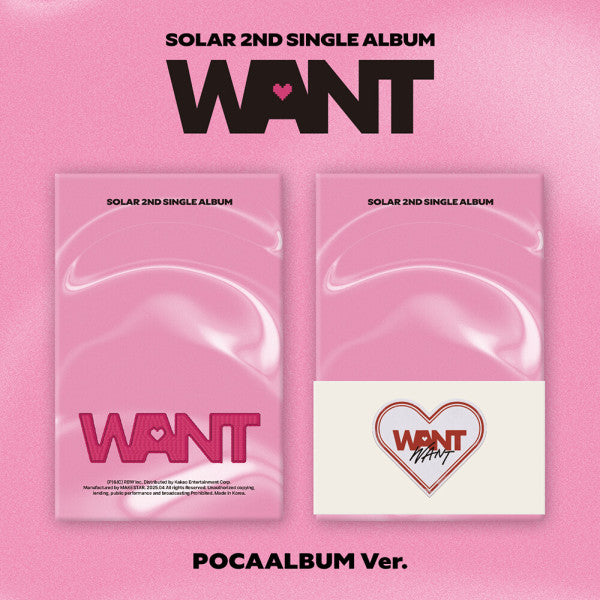 SOLAR - Want [PLATFORM] - 2nd single album