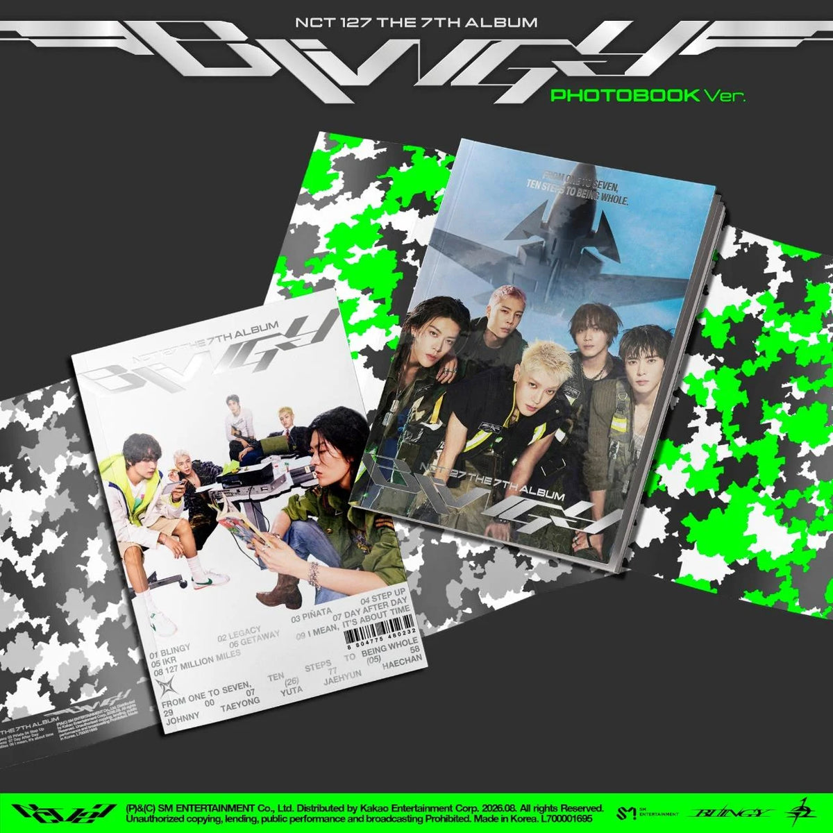 NCT 127 - Blingy [PHOTOBOOK] - 7th full album
