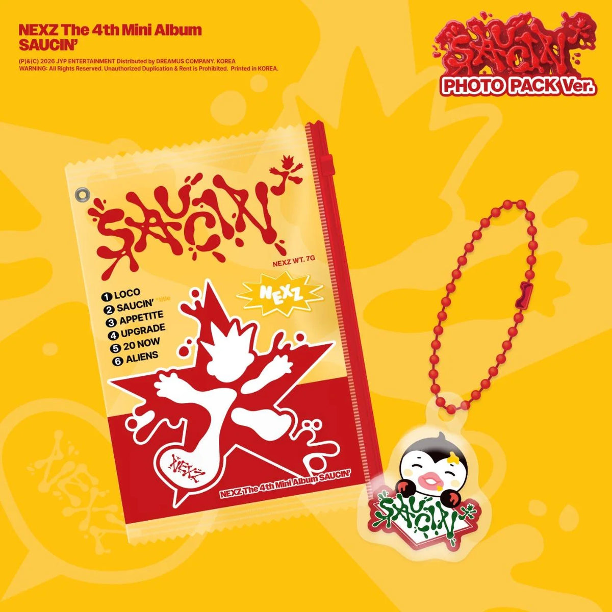 NEXZ - Saucin [PHOTO PACK] - 4th mini album