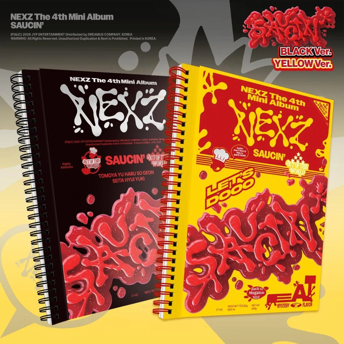 NEXZ - Saucin - 4th mini album