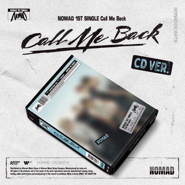 NOMAD - Call Me Back [CD] - 1st single album