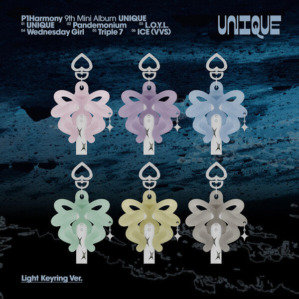 [PREORDER] P1HARMONY - Unique [LIGHT KEYRING] - 9th mini album