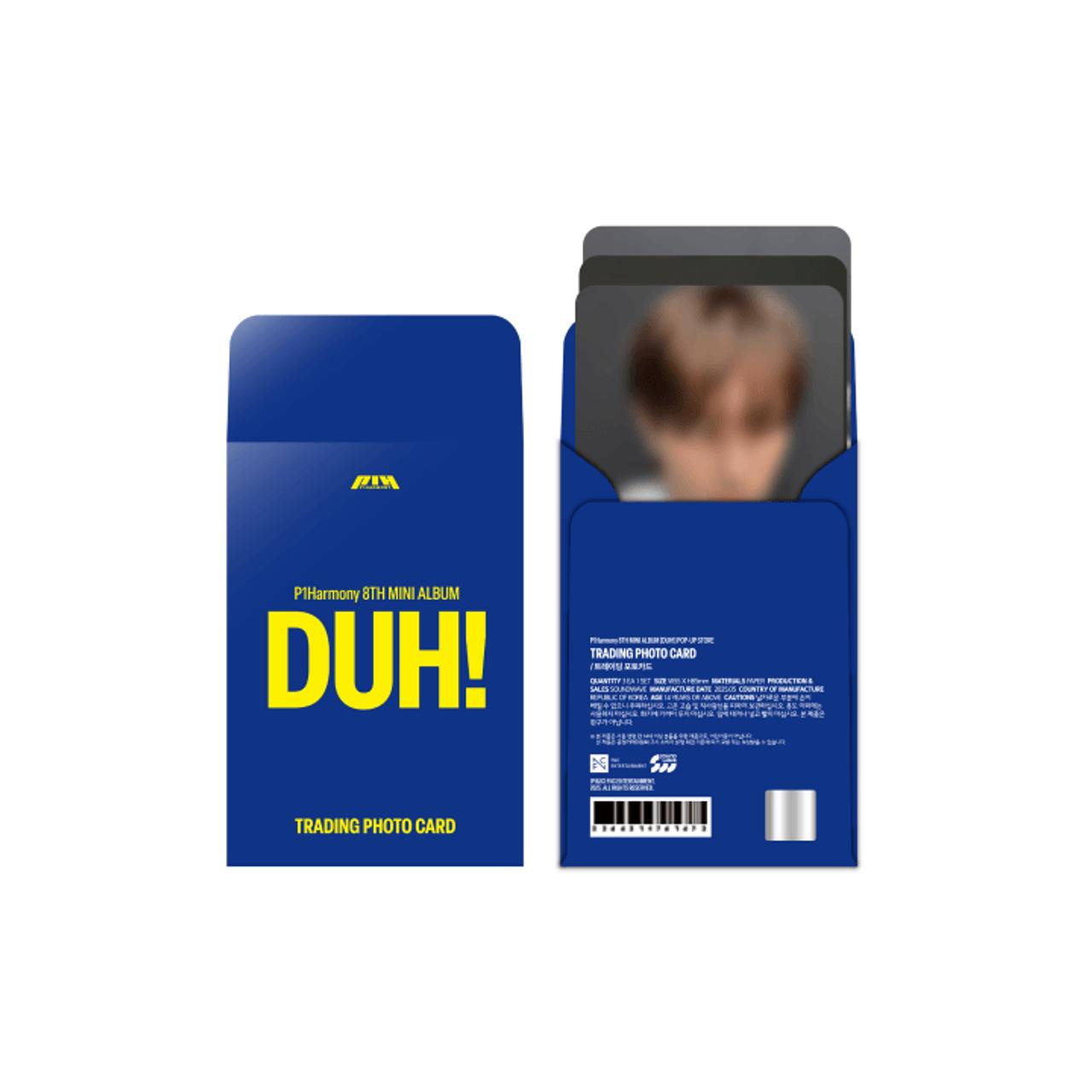 P1HARMONY - Trading Photocard - Duh! MD