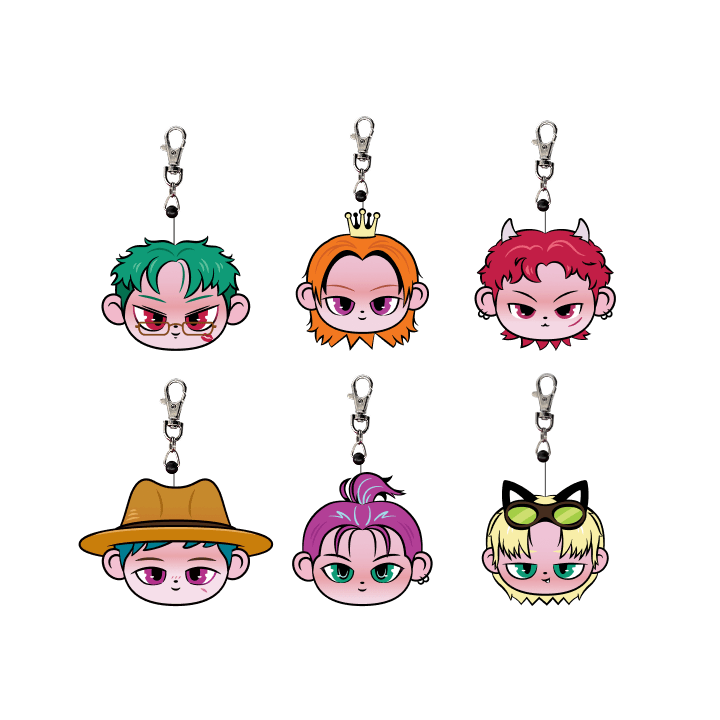 P1HARMONY - Face Reel Keyring