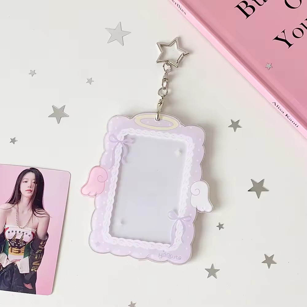 Photocard Holders - Cute Angel Wing Acrylic