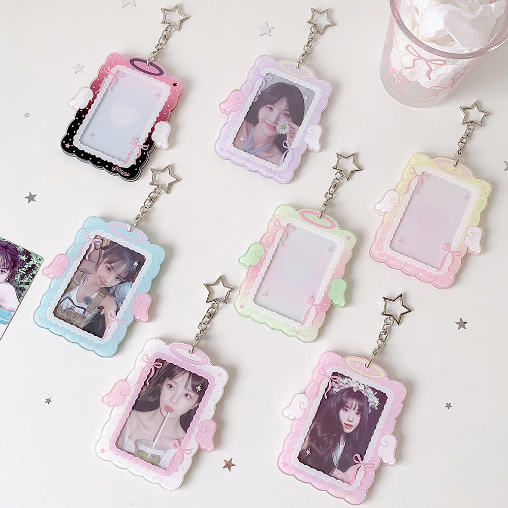 Photocard Holders - Cute Angel Wing Acrylic