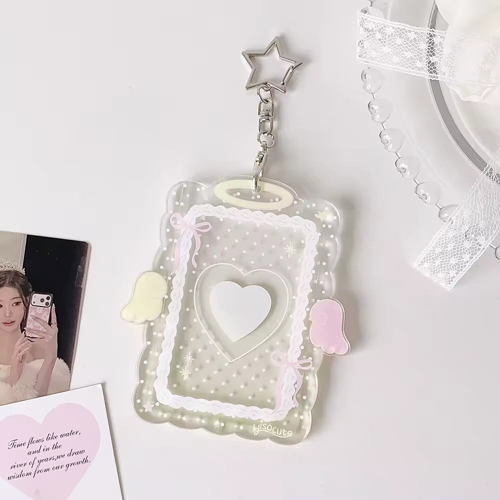 Photocard Holders - Cute Macaron Angel Wing Acrylic