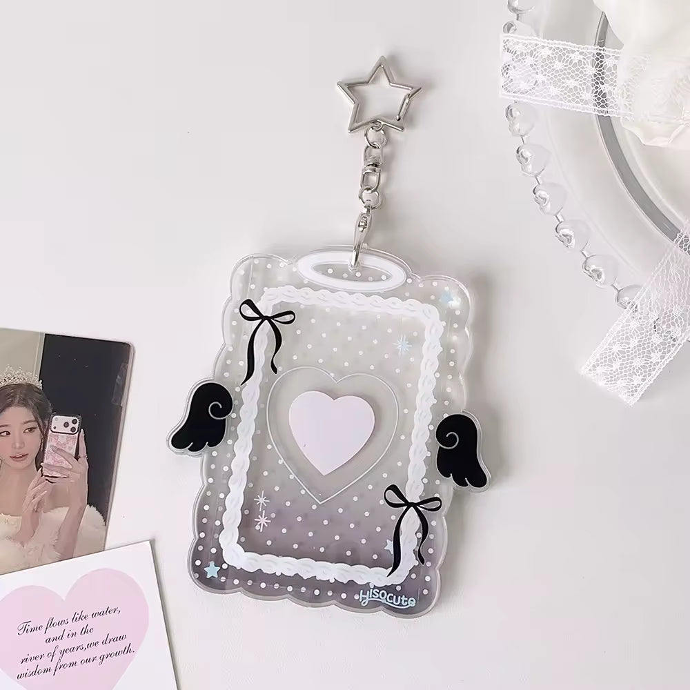 Photocard Holders - Cute Macaron Angel Wing Acrylic