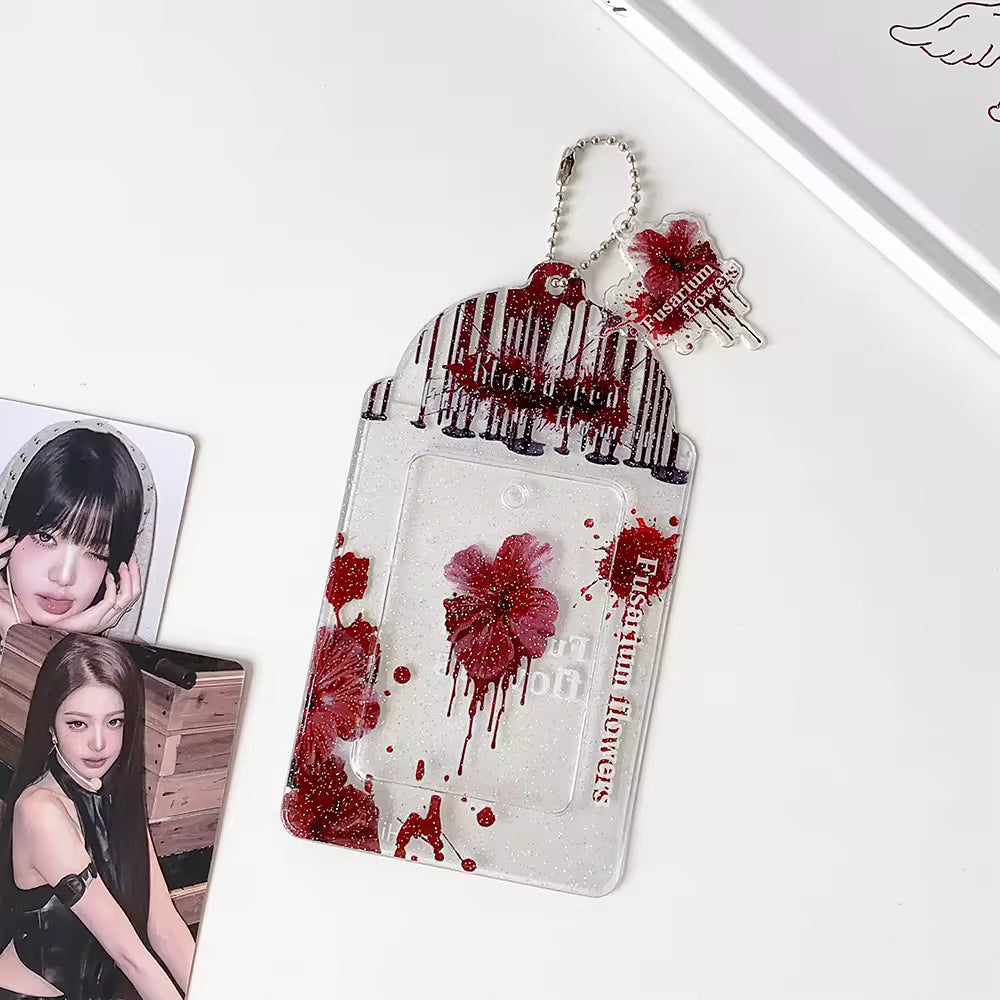 Photocard Holders - Gothic Flower PVC