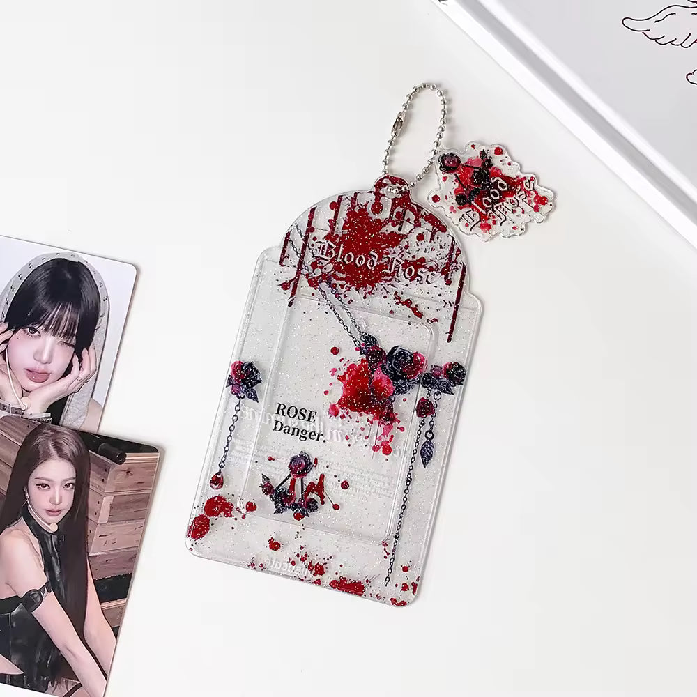 Photocard Holders - Gothic Flower PVC