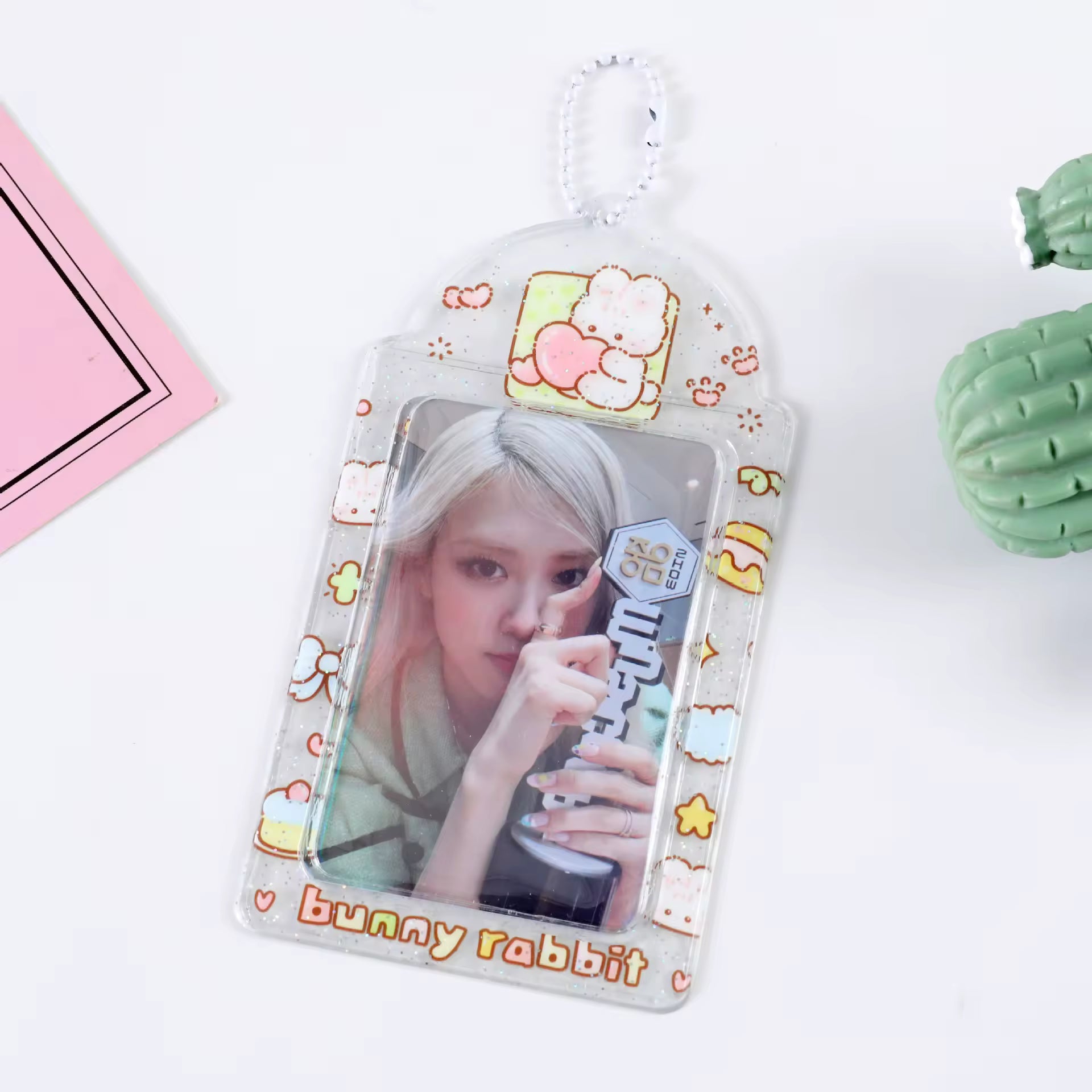 Photocard Holders - Clear Sparkling PVC