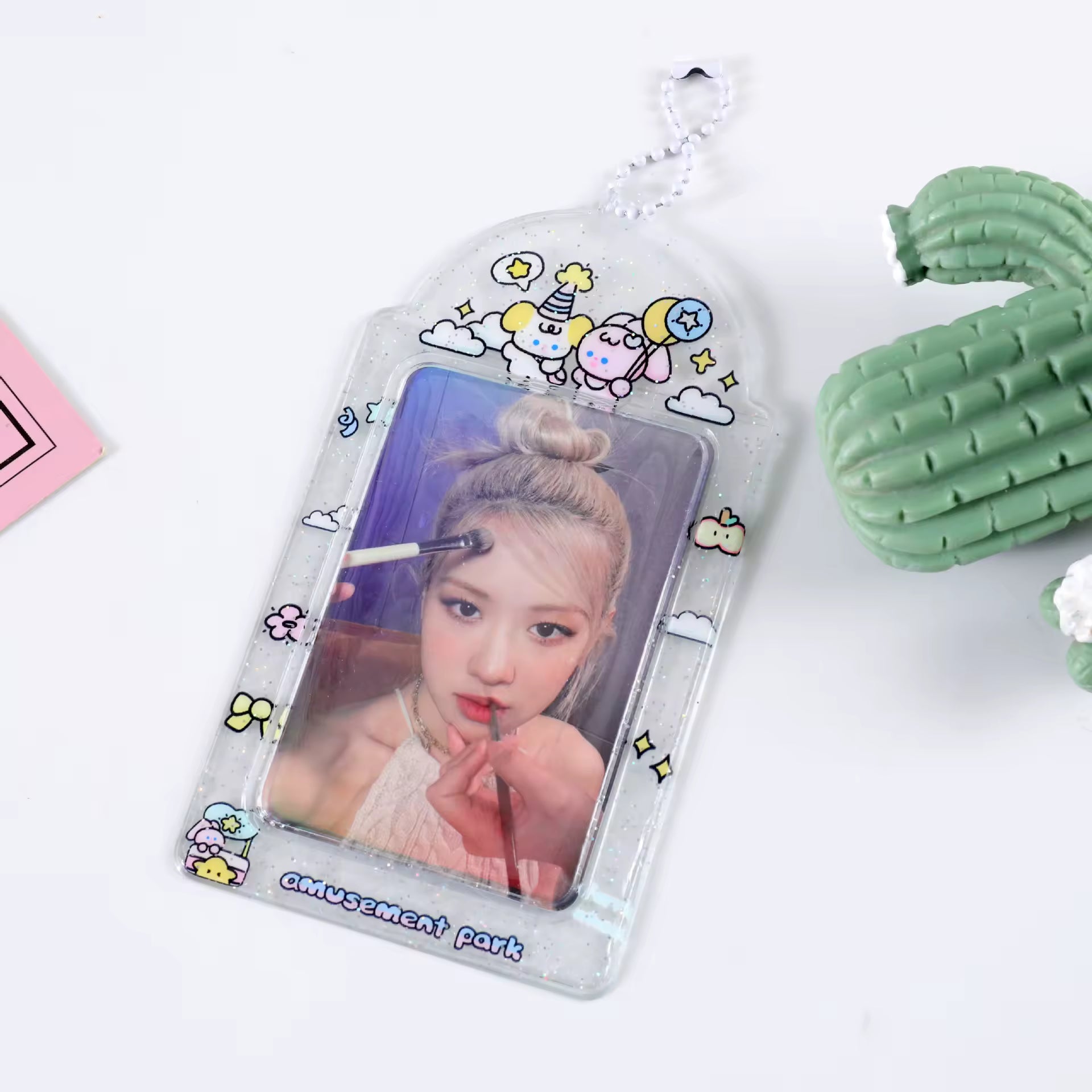 Photocard Holders - Clear Sparkling PVC