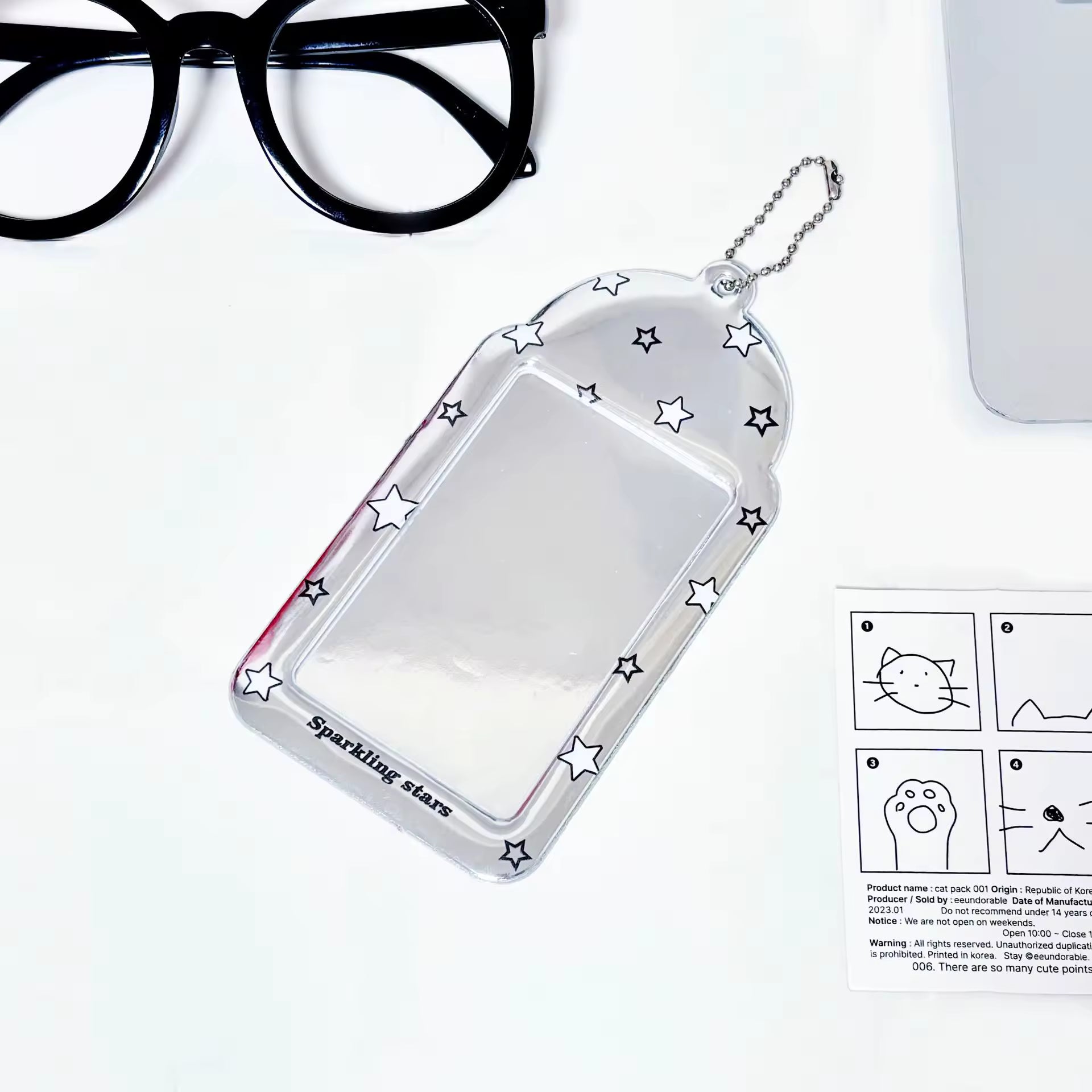 Photocard Holders - Silver PVC