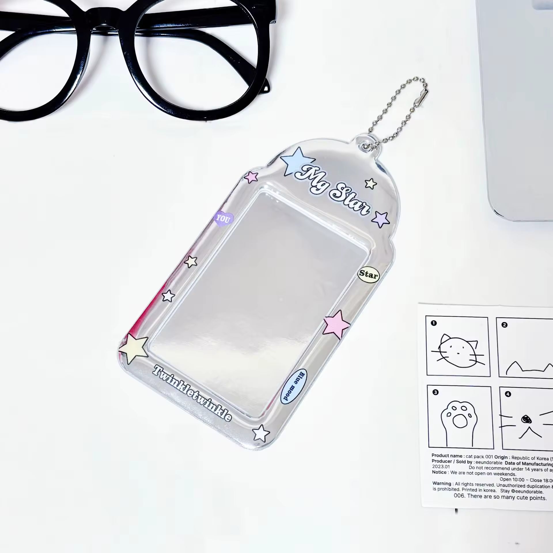 Photocard Holders - Silver PVC