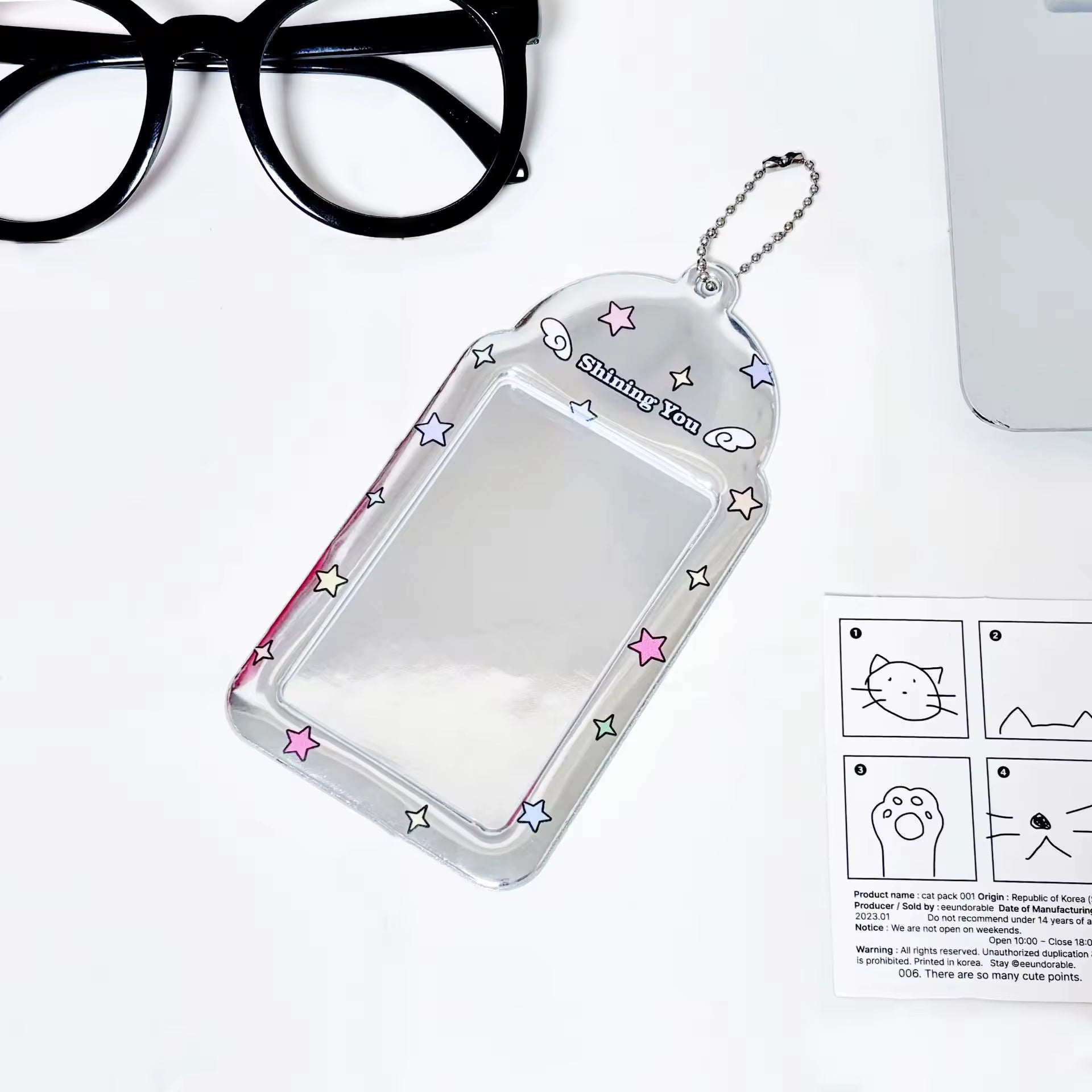 Photocard Holders - Silver PVC