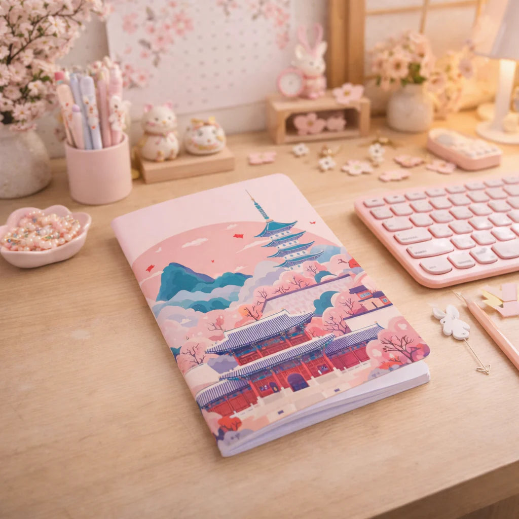 Carnet A5 Pink Korea