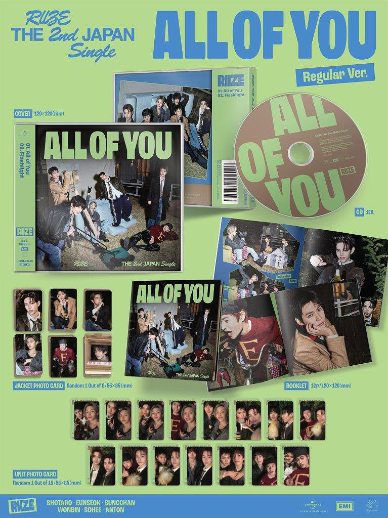RIIZE - All Of You - Japan 2nd single album – Daestore