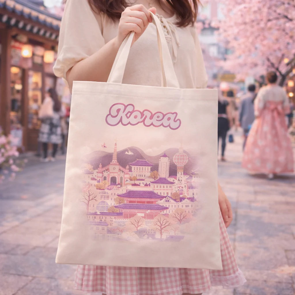 Tote Bag Premium Purple Korea