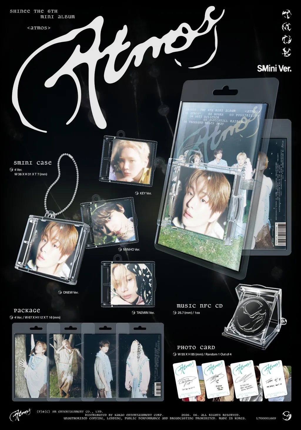 SHINEE - Atmos [SMINI] - 6th mini album