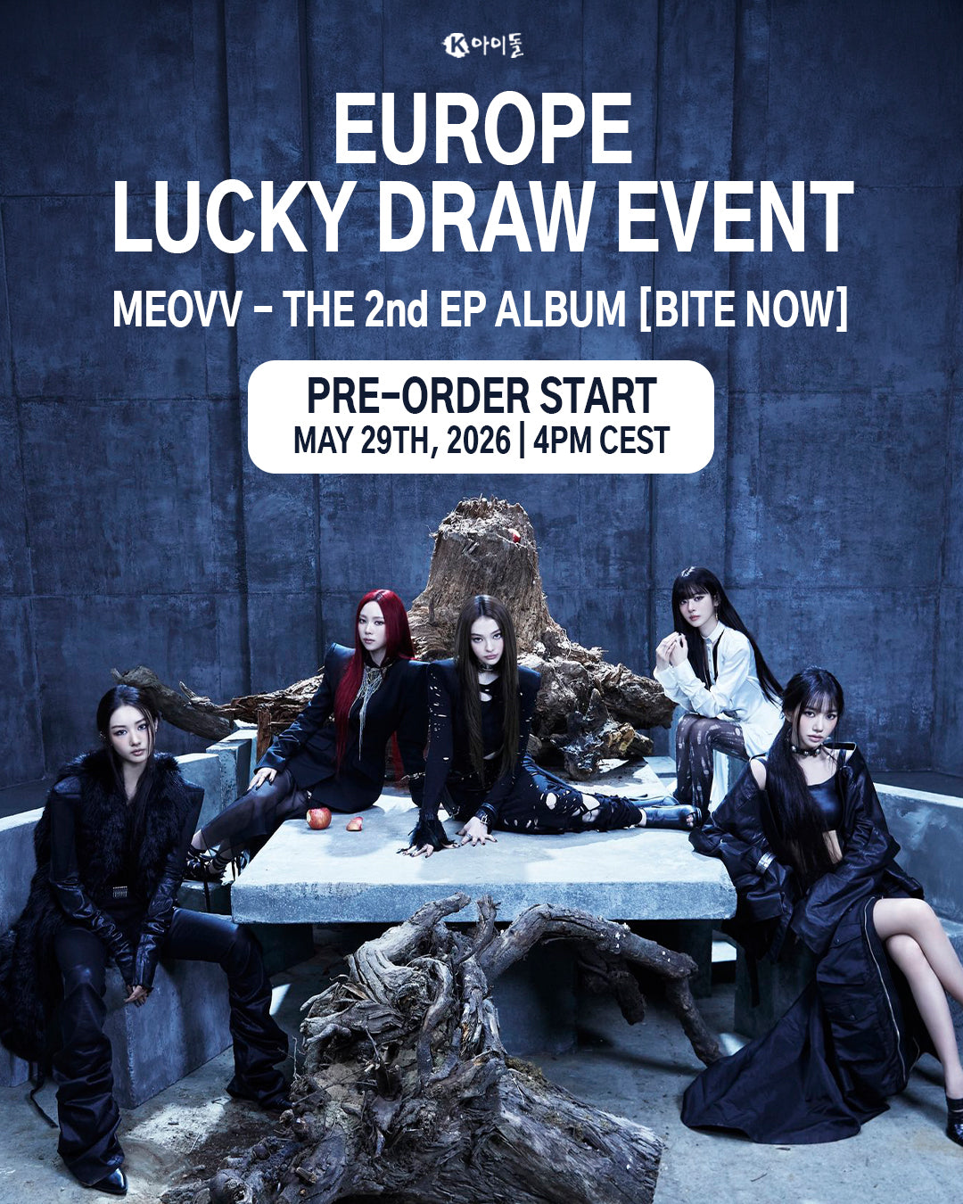 [PREORDER K IDOL EVENT] MEOVV - Bite Now - 2nd EP album