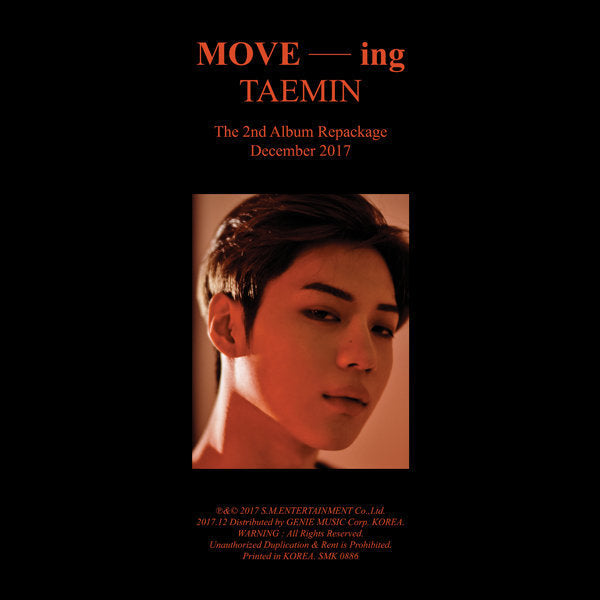 TAEMIN - Move-ing - 2nd repackage album