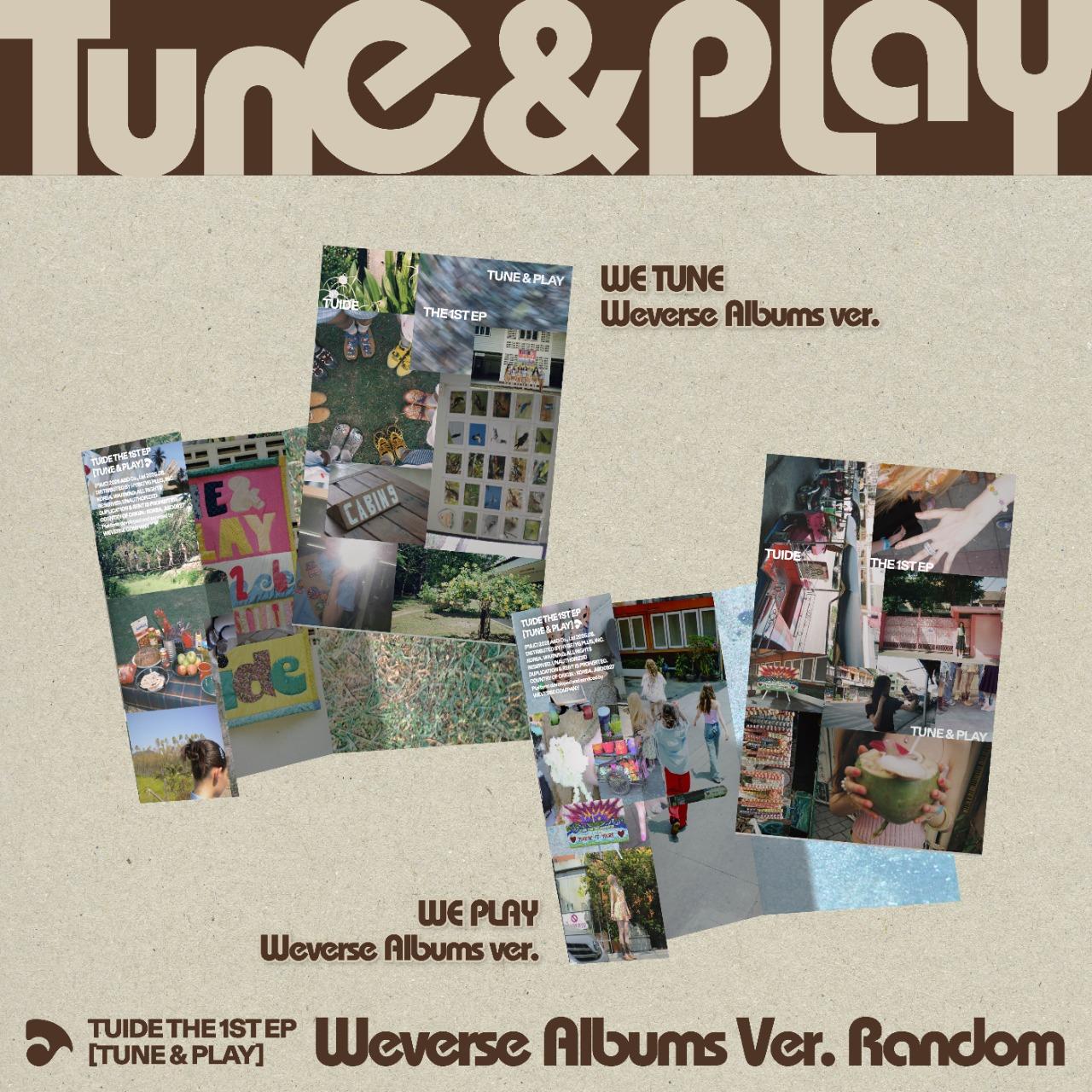 [PREORDER] TUIDE - Tune & Play [WEVERSE] - 1st EP album