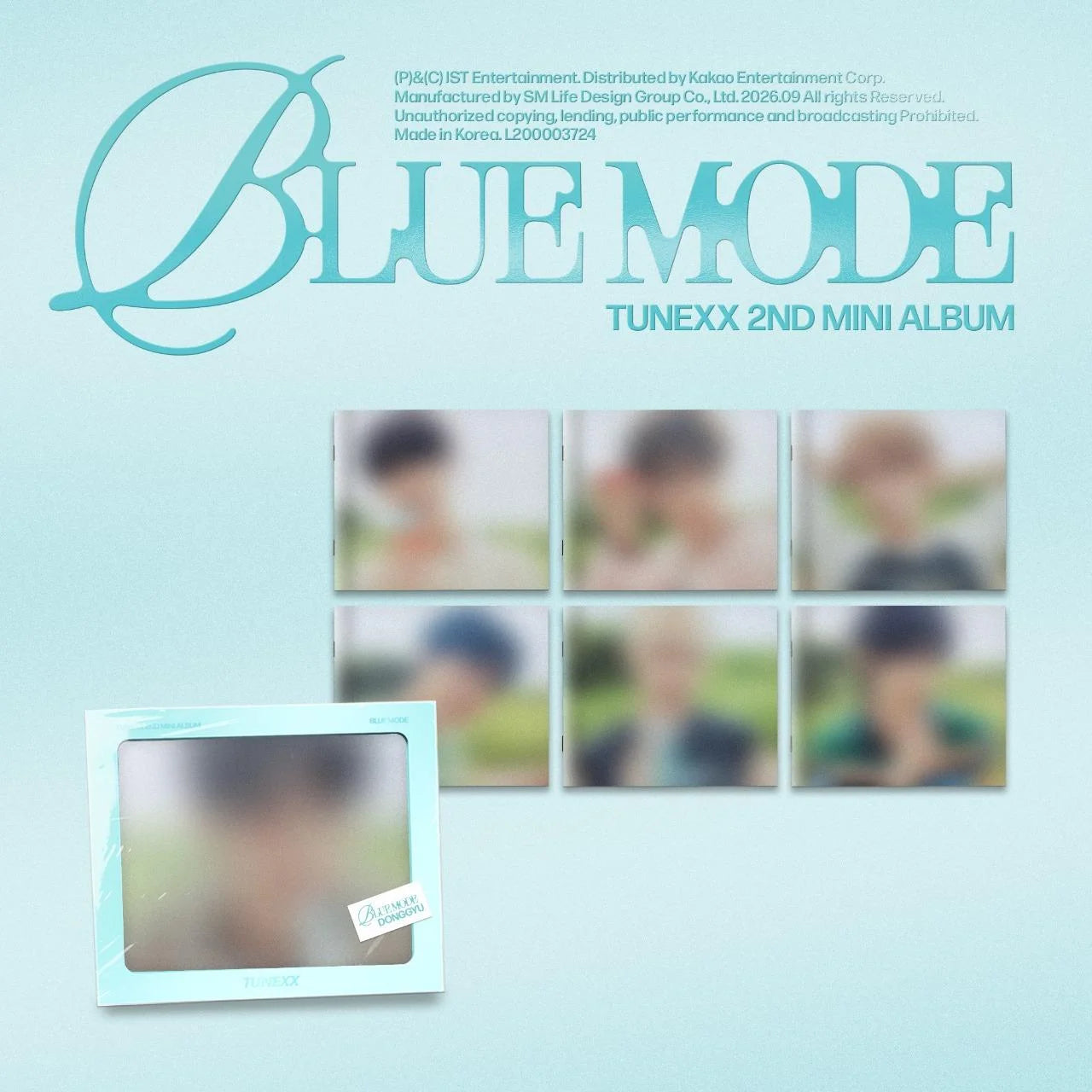 [PREORDER] TUNEXX - Blue Mode [INDIVIDUAL MODE] - 2nd mini album