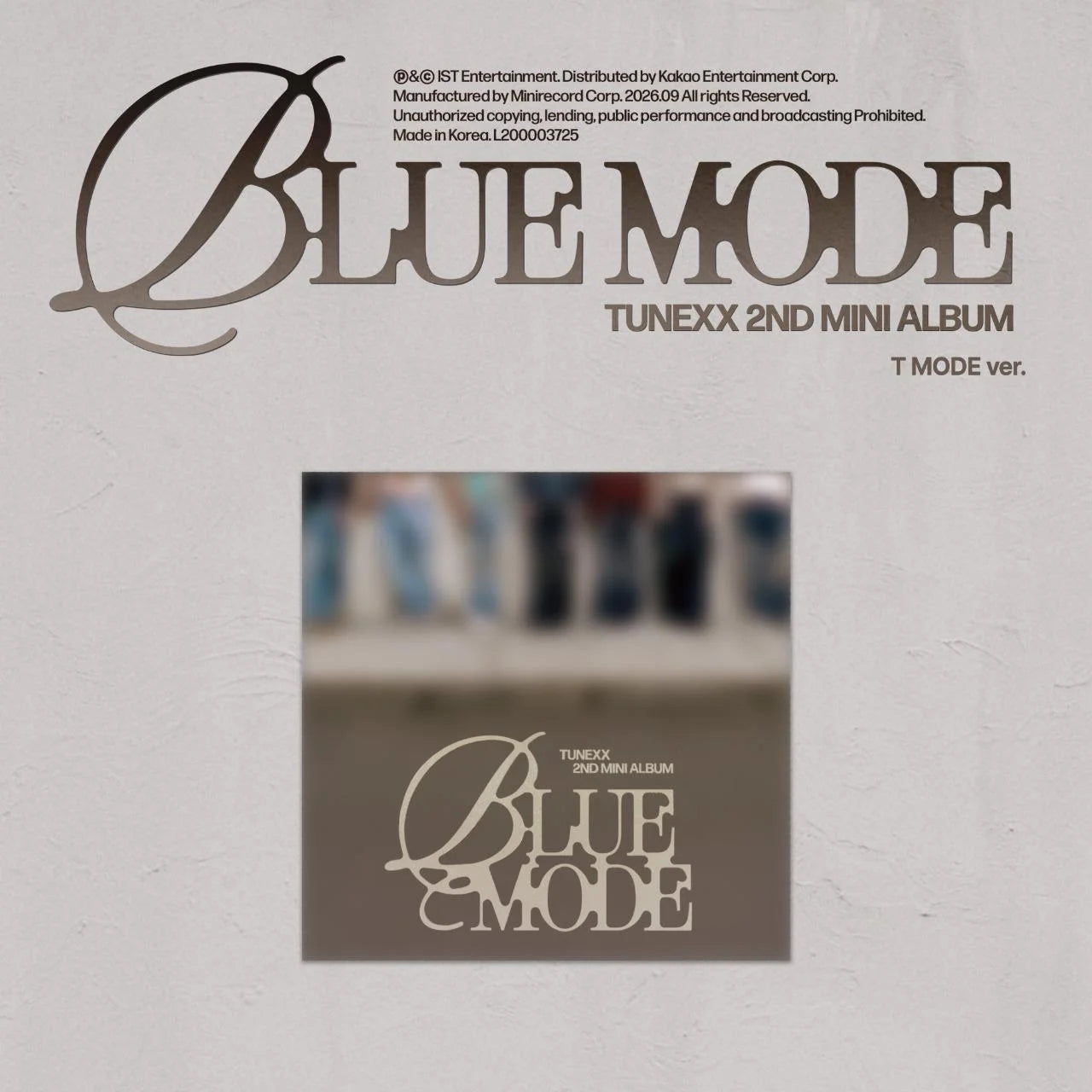 [PREORDER] TUNEXX - Blue Mode [T MODE] - 2nd mini album