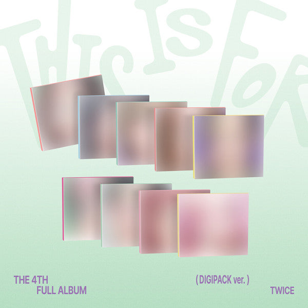 TWICE - This Is For [DIGIPACK] - 4th regular album
