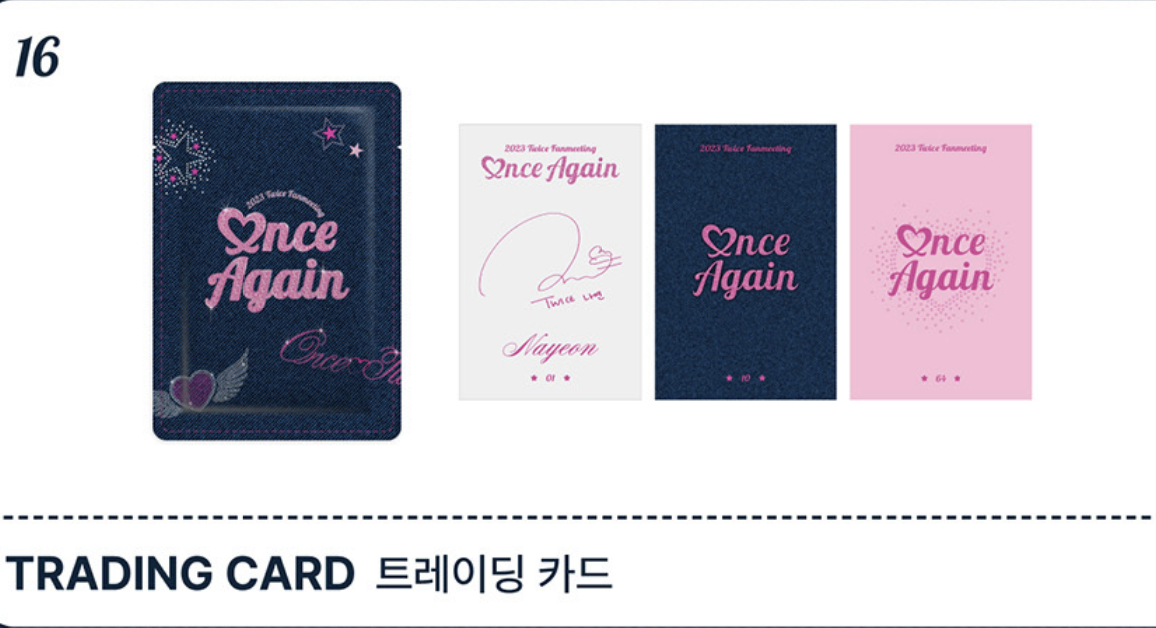 TWICE - Trading Card - Once Again Official Merch
