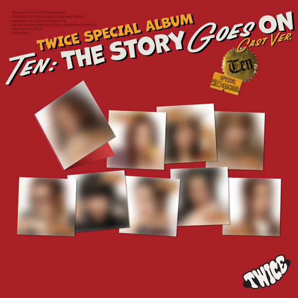[PREORDER EVENT] TWICE - Ten: The Story Goes On [CAST] - Special album
