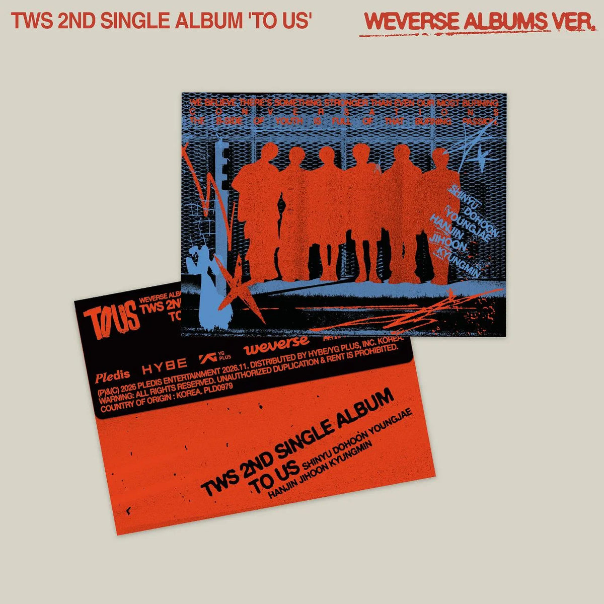 [PREORDER EVENT] TWS - To Us [WEVERSE] - 2nd single album