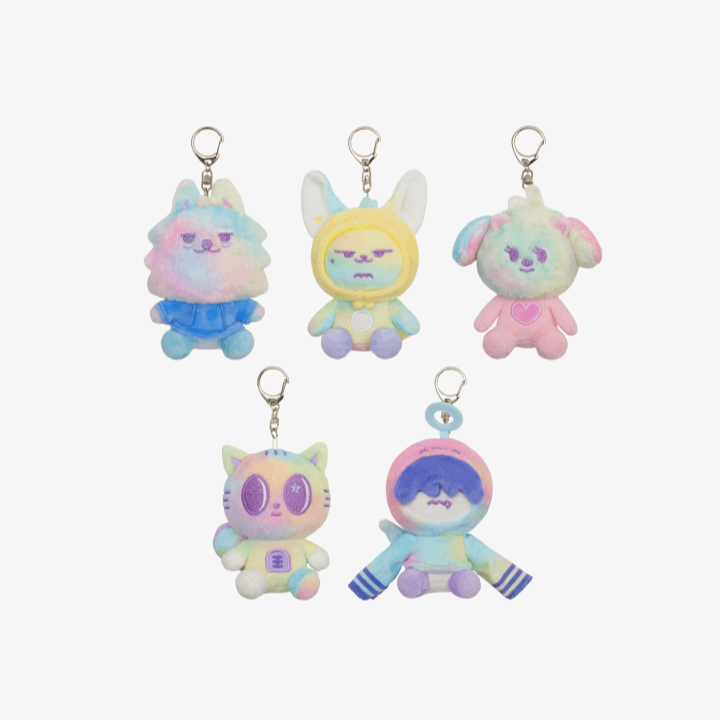 TXT - Rainbow Plush Keyring - Ppulbatu