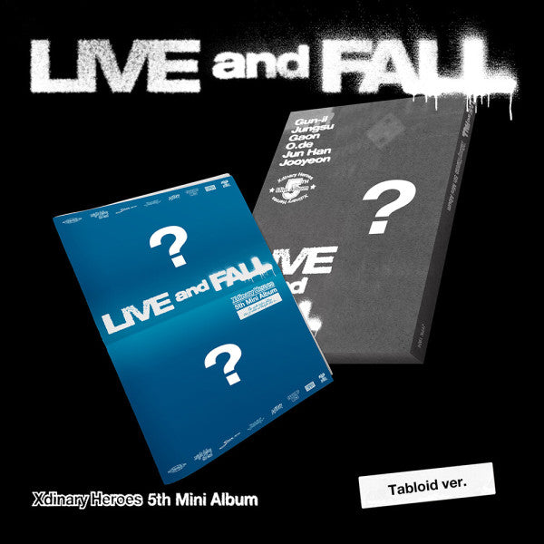 XDINARY HEROES - Live and Fall [TABLOID] - 5th mini album