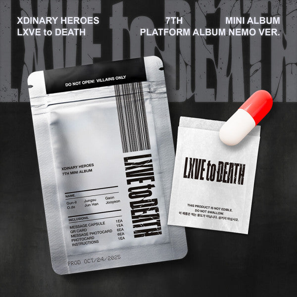 [PREORDER] XDINARY HEROES - Lxve to Death [PLATFORM] - 7th mini album