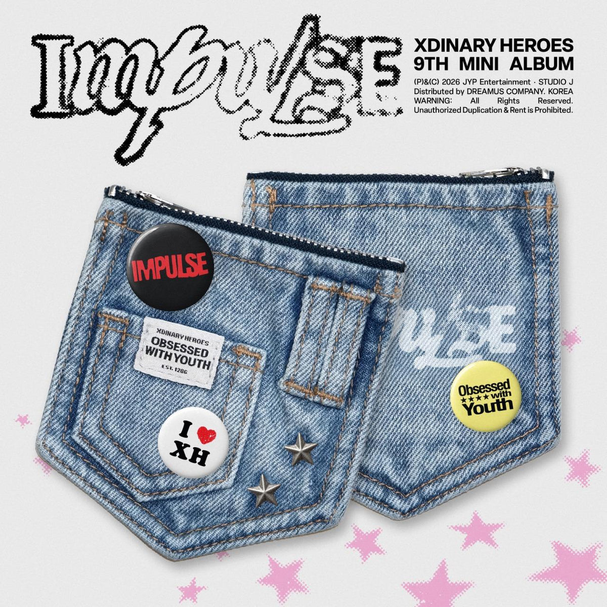 [PREORDER] XDINARY HEROES - Impulse [DENIM POUCH] - 9th mini album