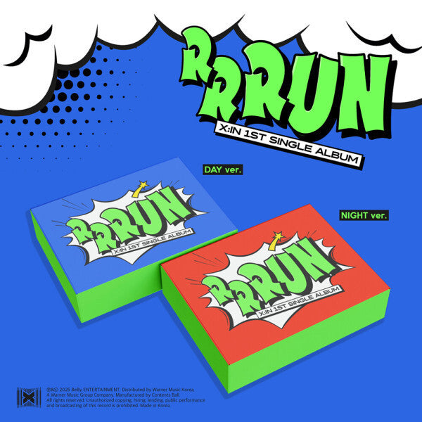 [PREORDER] X:IN - RRRun - 1st single album
