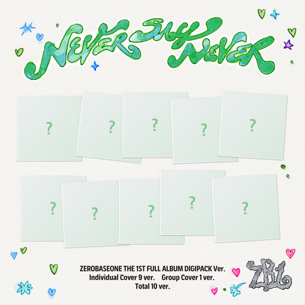 [PREORDER EVENT] ZEROBASEONE - Never Say Never [DIGIPACK] - 1st full album