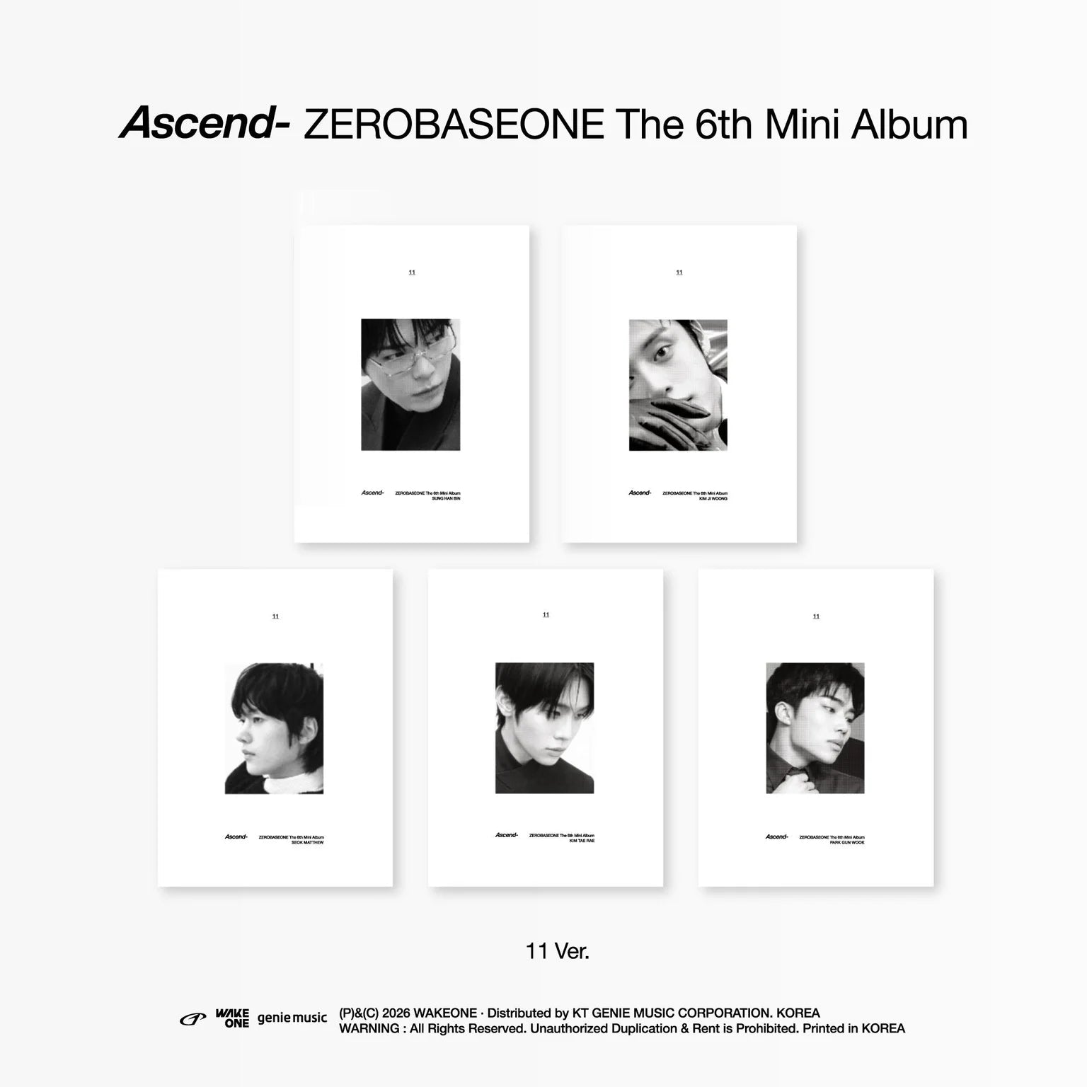 ZEROBASEONE - Ascend- [11] - 6th mini album