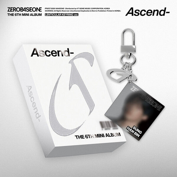 [PREORDER] ZEROBASEONE - Ascend- [KEYRING] - 6th mini album