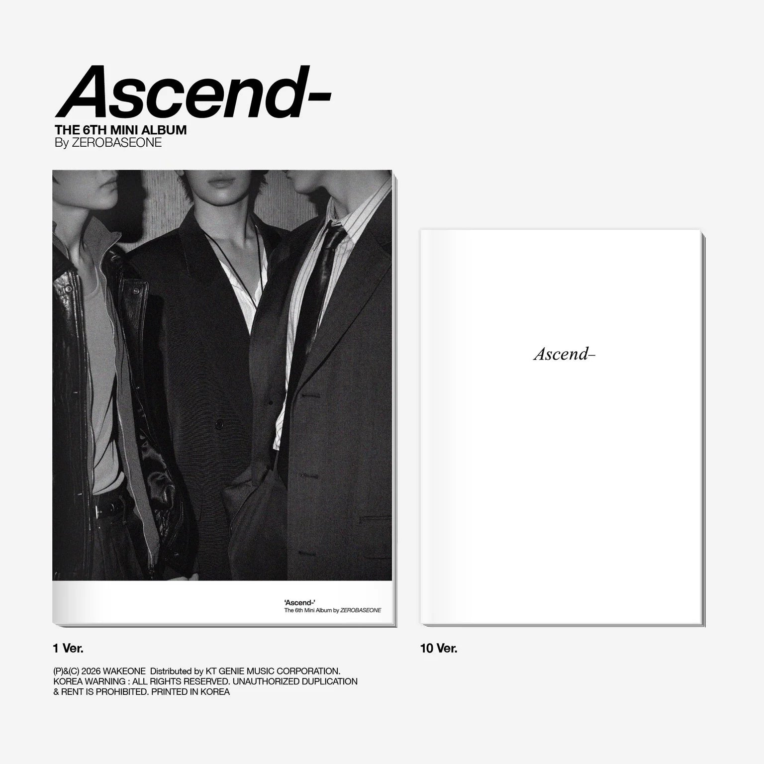 ZEROBASEONE - Ascend- - 6th mini album
